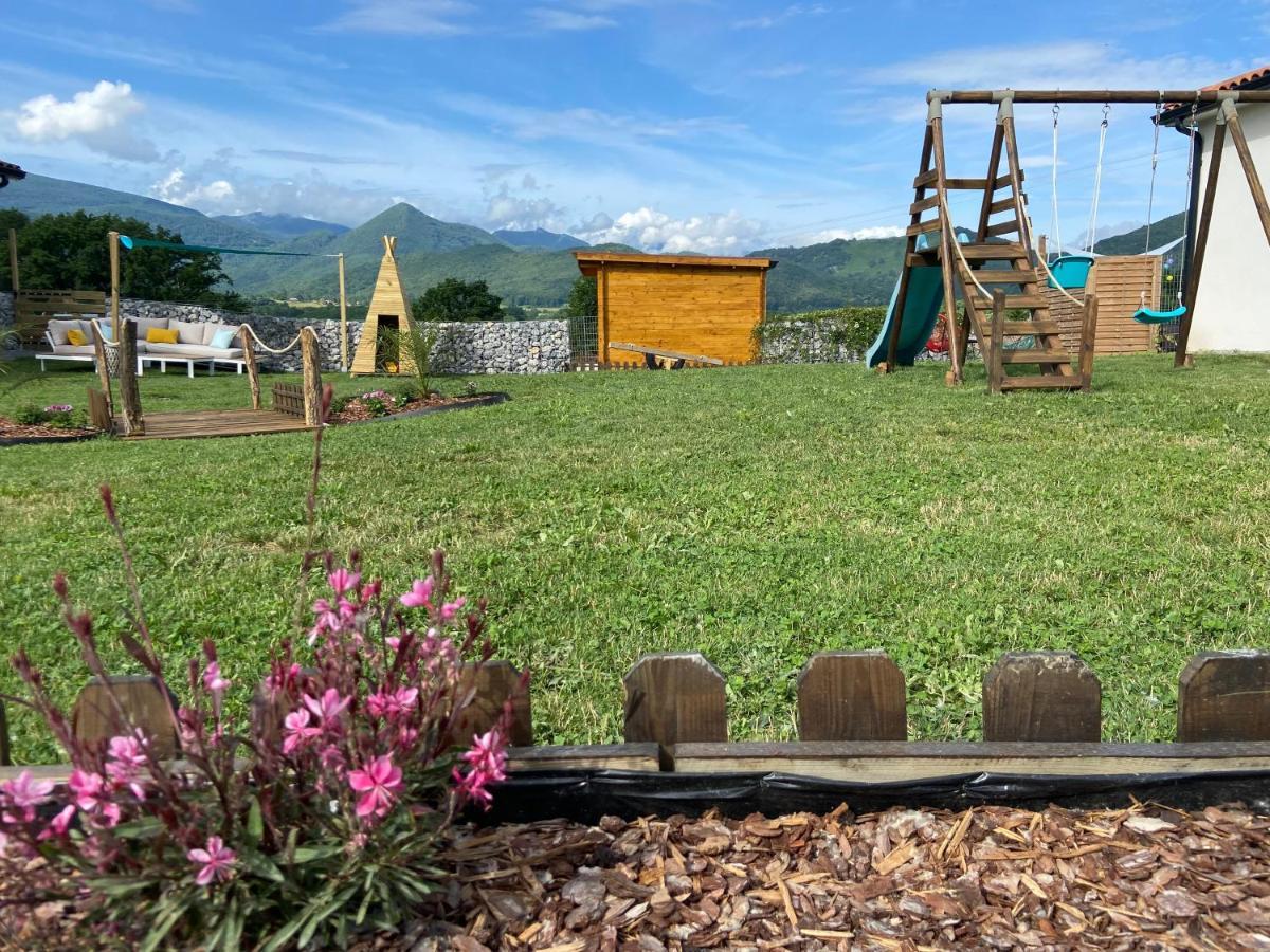 Villa Jacuzzi, Terrain De Petanque Et Aire De Jeux Vue Sur Les Pyrenees Seilhan Екстер'єр фото